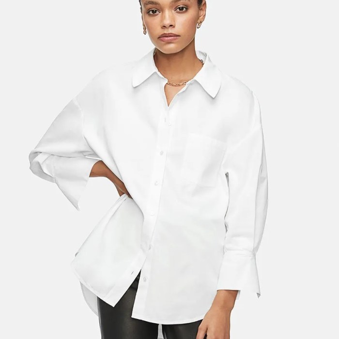 Men's white collared dress shirts