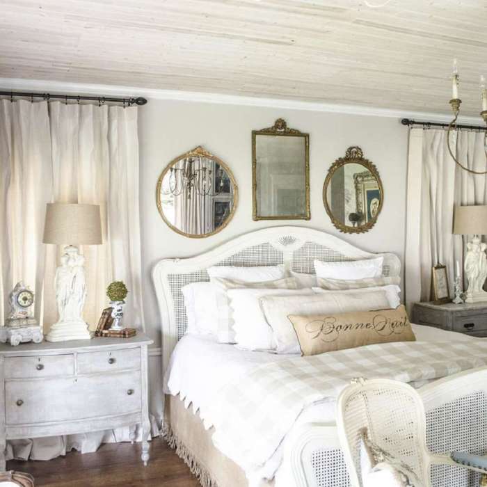 French bedroom country ideas decorating bedrooms decor style farmhouse designs relaxing master cottage room furniture rustic homedit color vintage house