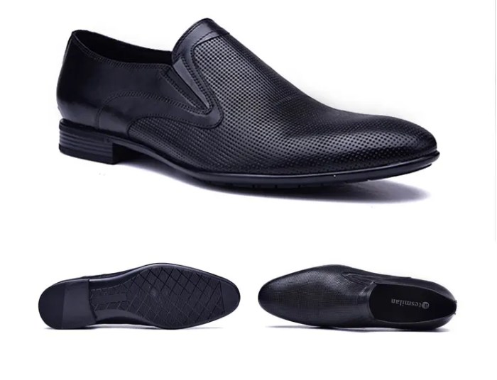 Pu wholesale leather quality men good shoes dress