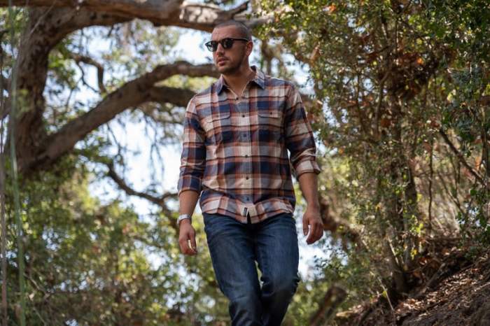 Dress flannel shirts mens