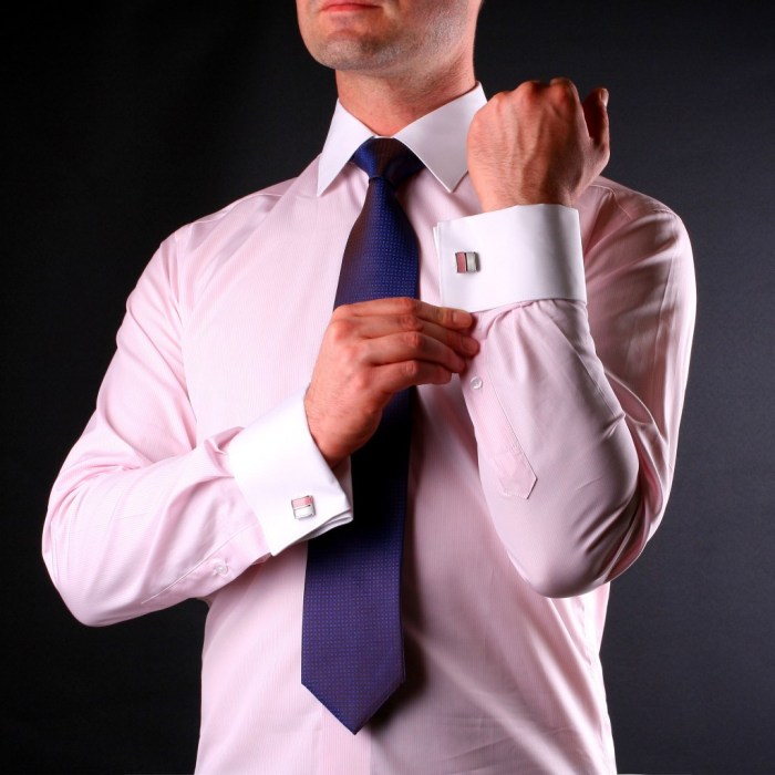 Men's french cuff dress shirt