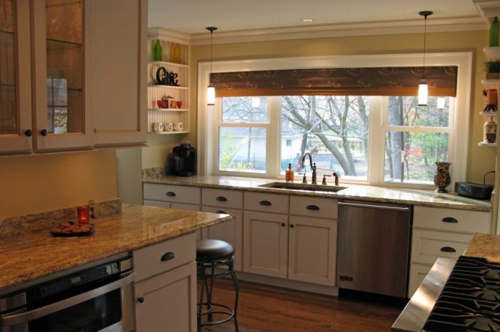 How to decorate kitchen window over sink