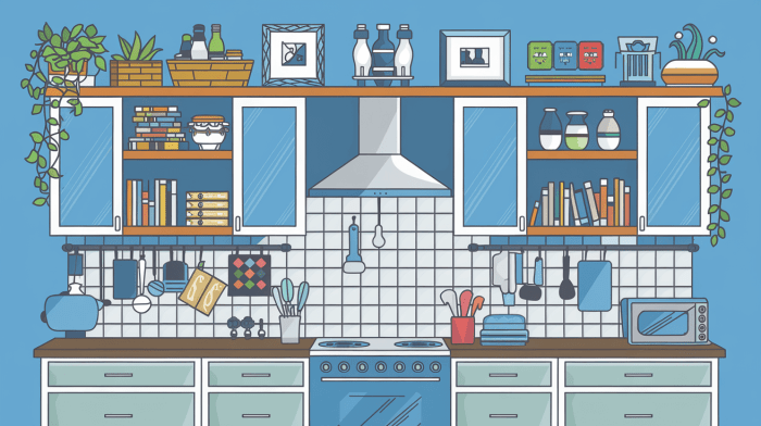 How to decorate 1 room kitchen