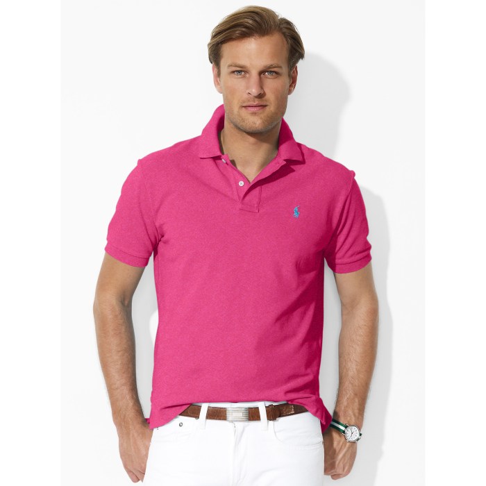 Mens Pink Polo Dress Shirt Stylish and Versatile Wardrobe Essential