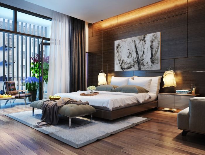 Gambar desain interior kamar tidur