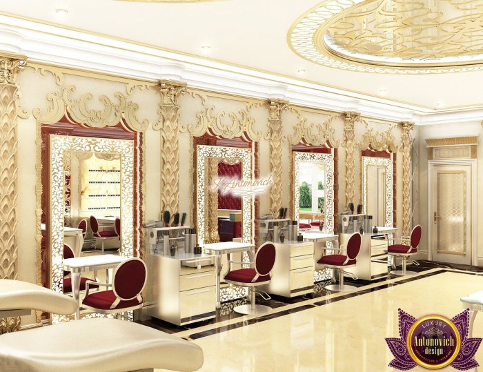 Desain interior salon rumahan